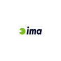 ima Logo-Sticker Lime-Navy W200mm