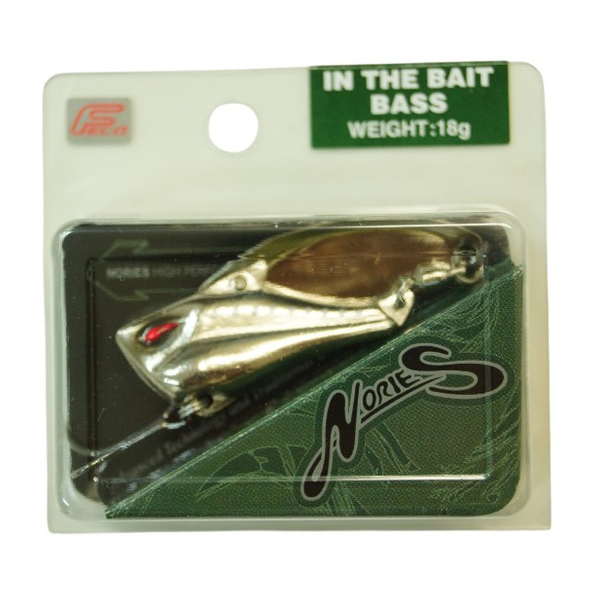 Nories IN THE BAIT/BASS 18g in BR-15 Spotted Silver — official product photo