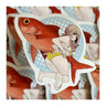 Fish Art Sticker - Golden Eye Snapper