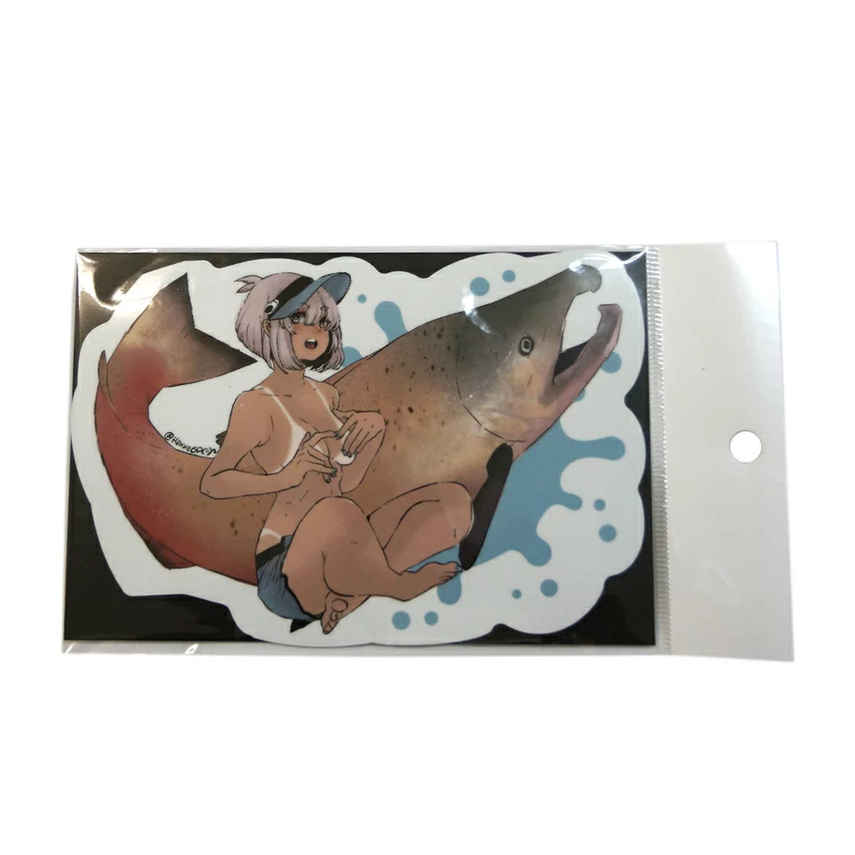 Fish Art Sticker - Salmon