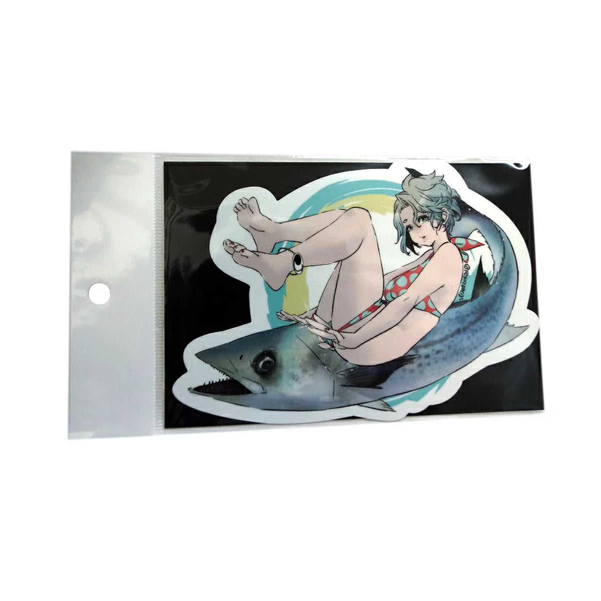 Fish Art Sticker - Spanish Mackerel