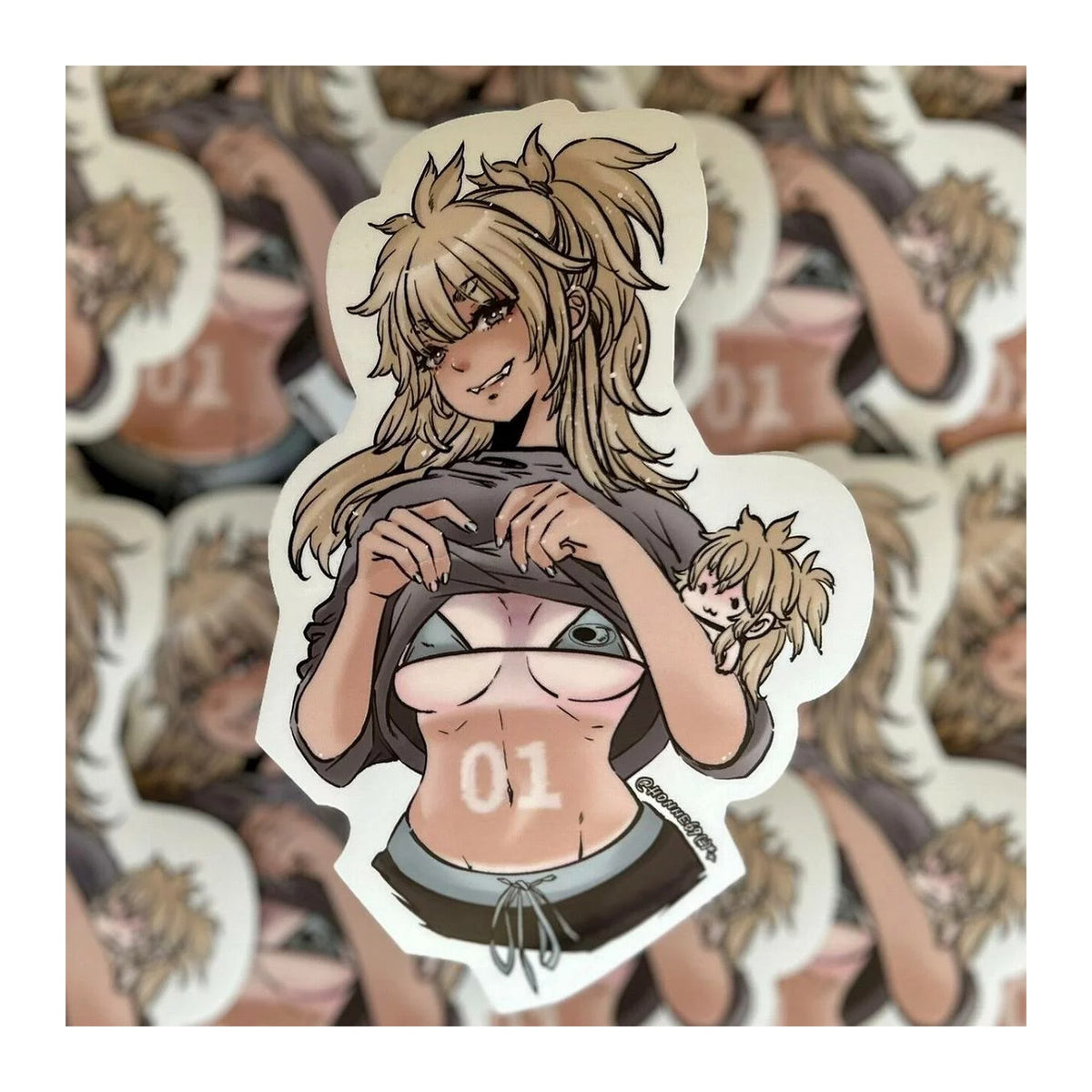 Fish Art Sticker - 01 (RAI-chan)