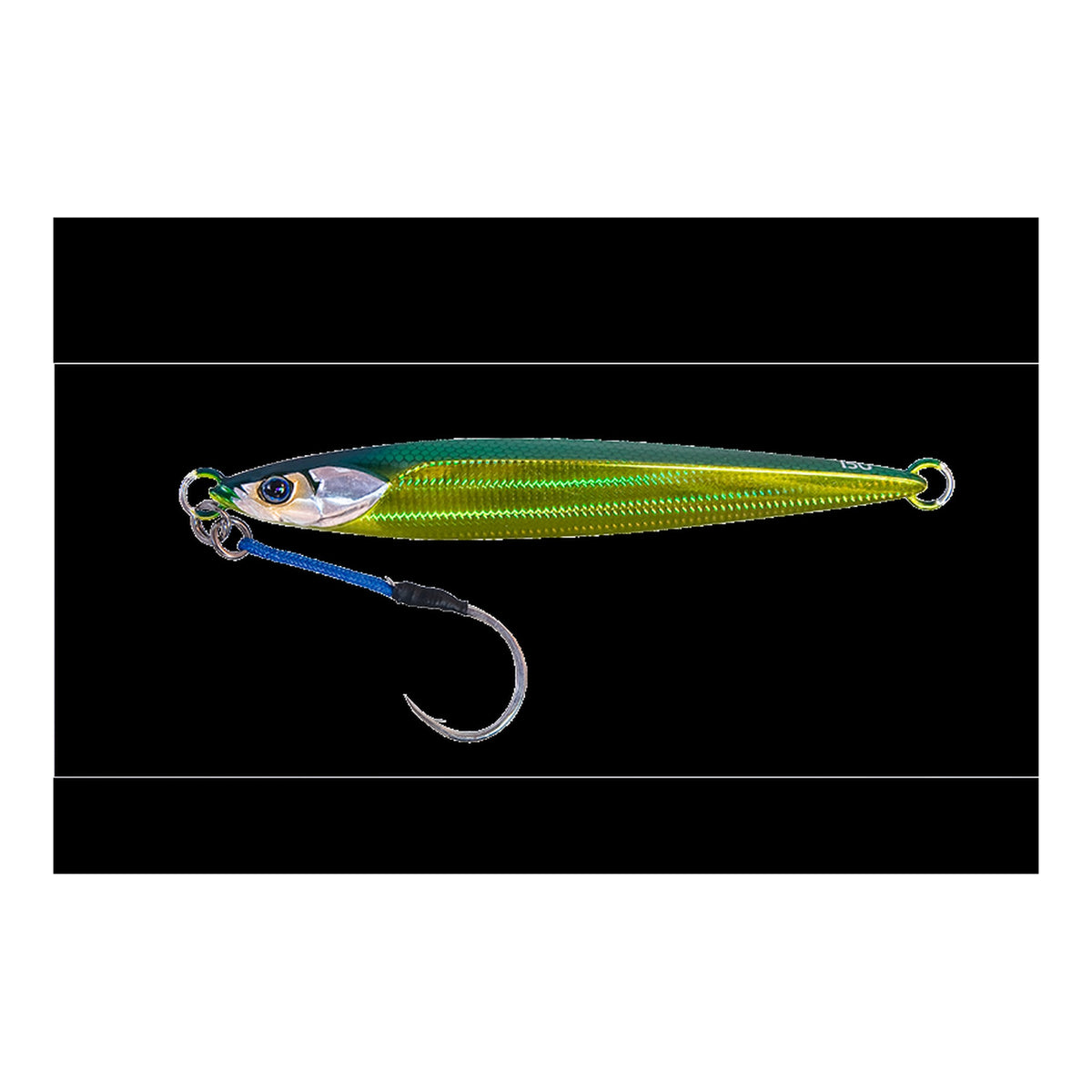 Jackall BamBluz Jig Short 150g - Green-Gold Slim Border Holo