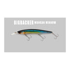 Jackall Big Backer Wangan Minnow 128S-LB — official Jackall product photo