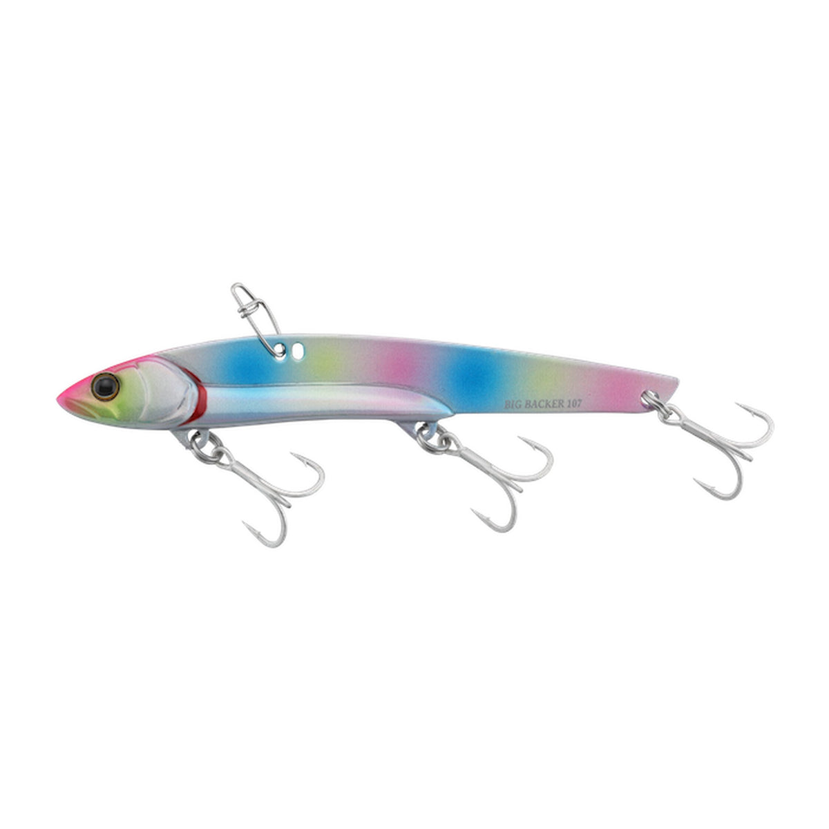Jackall Big Backer 128 in Cotton Candy/Laser HL — official Jackall product photo