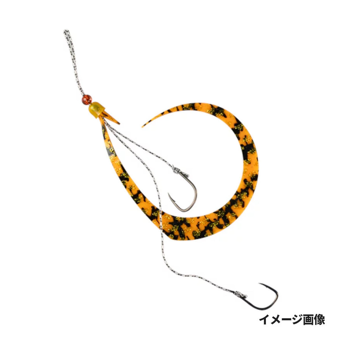 F-0324 Stripe Orange Gold Glitter