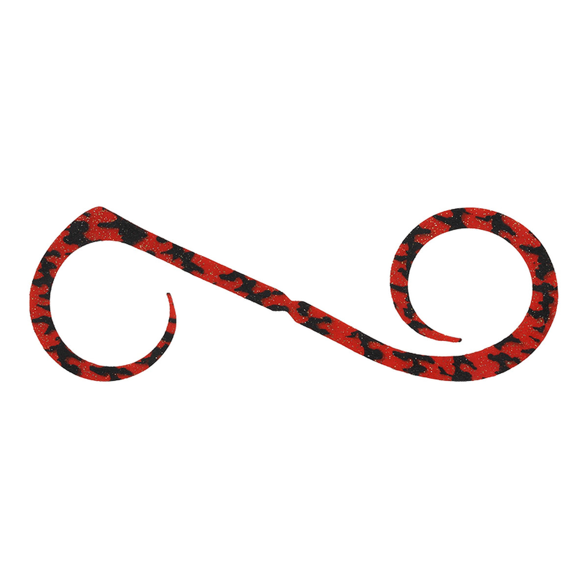 Jackall Binbin Switch T+ Neck Tie Dual Curly - Striped Red