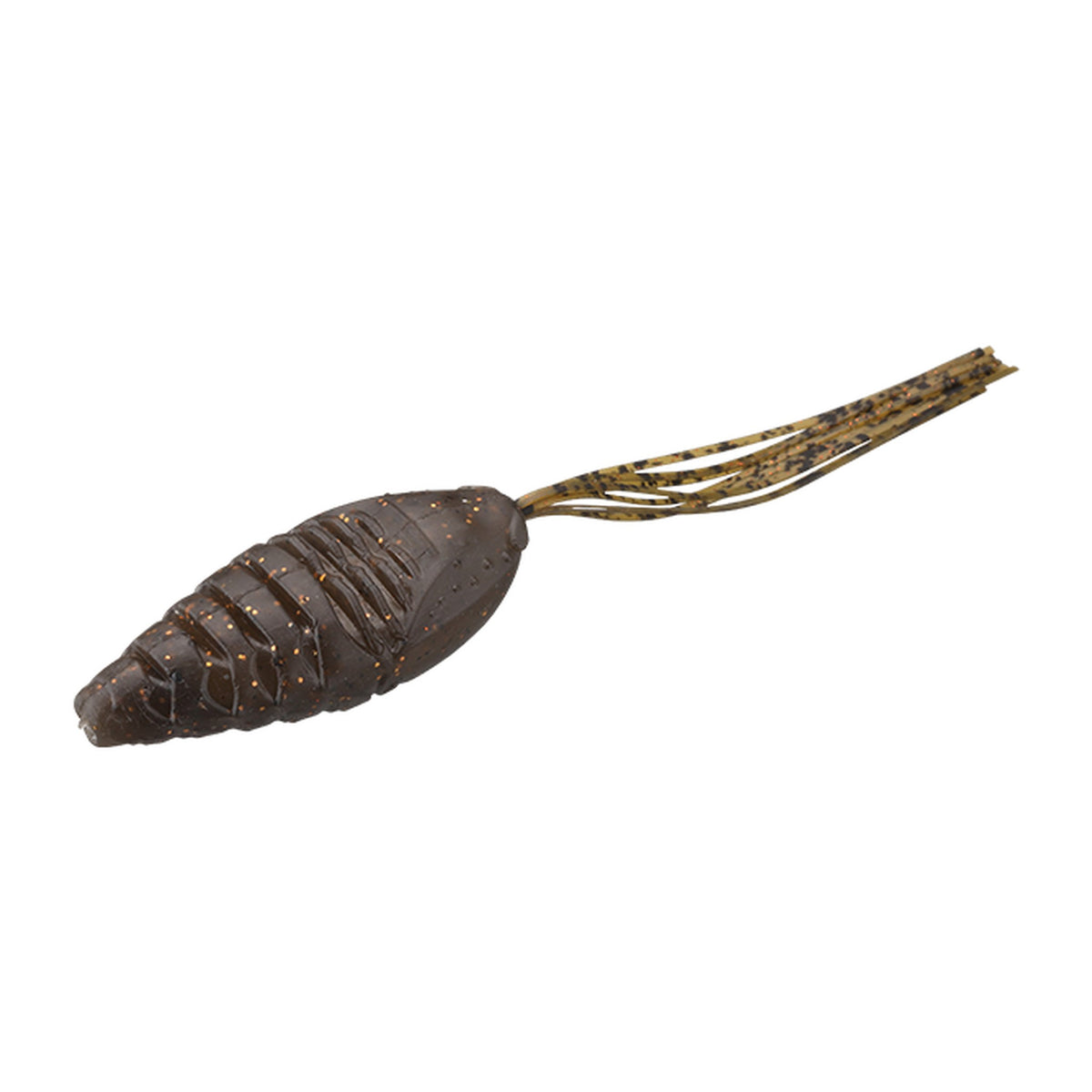 Jackall Dempsey Jack 42 in Sunburned Striped Shrimp — official Jackall product photo