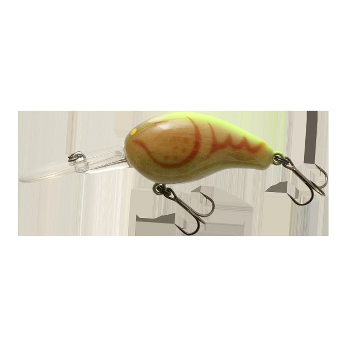 Jackall Geronimo Chico Chartreuse Back Craw