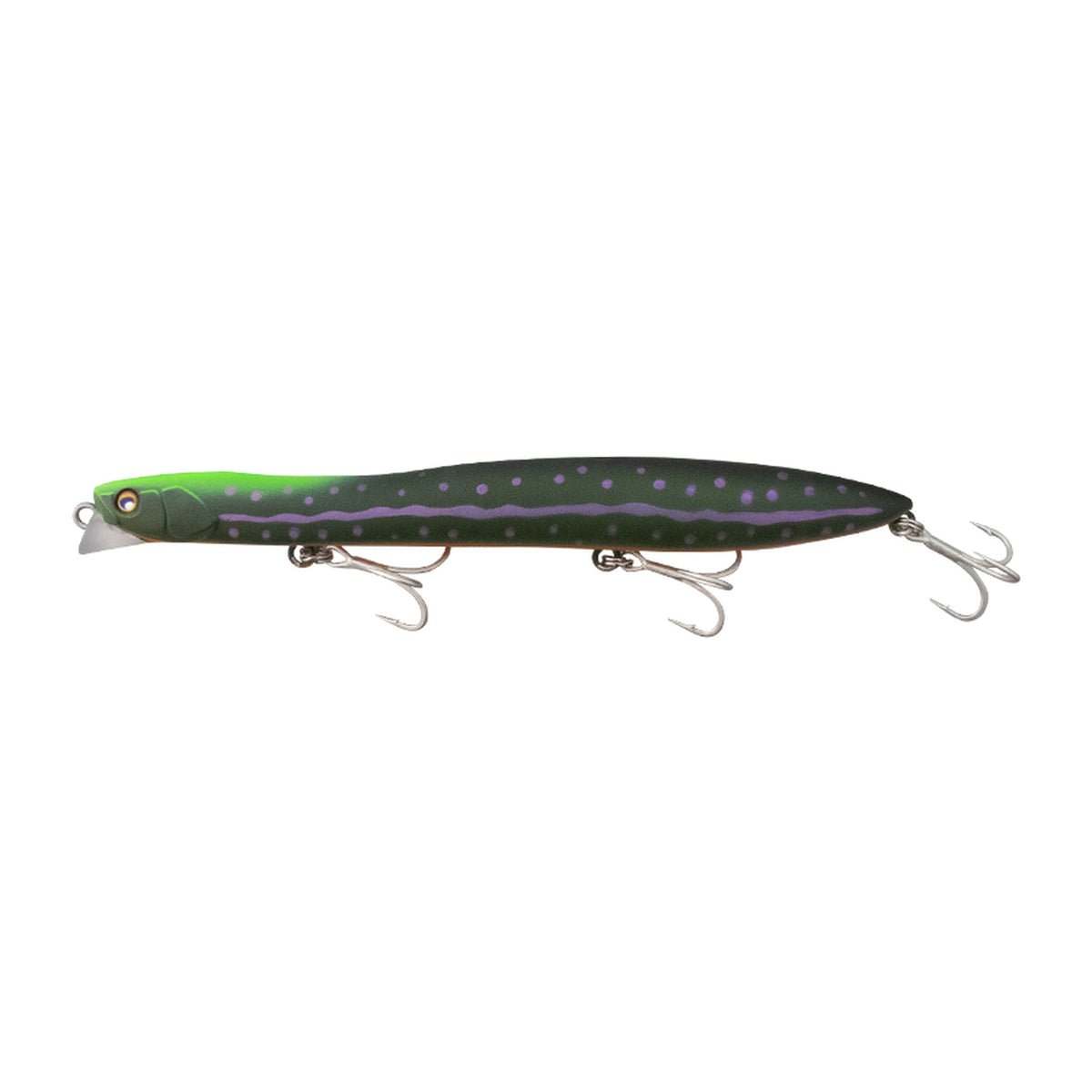 Jackall Hiei 123SF in Bio Green — official Jackall product photo
