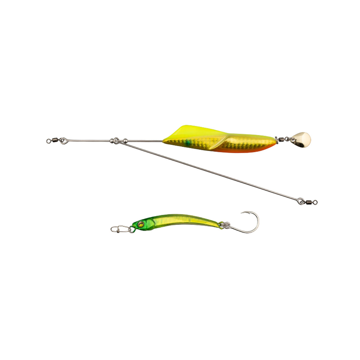 Jackall JETTROW MID 45g Chart Gold Set