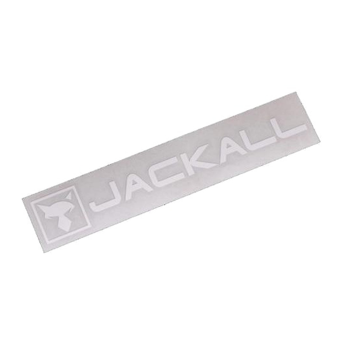 Jackall JK Cutting Sticker Rectangle S White