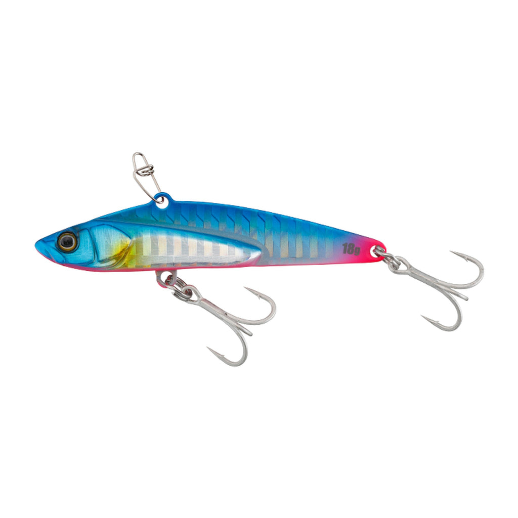 Jackall Big Backer Fit VIB 70 in Blue Pink — official Jackall product photo
