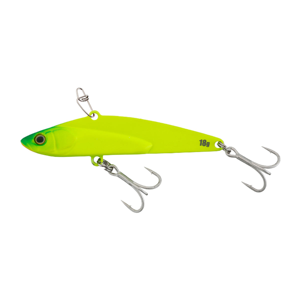 Jackall Big Backer Fit VIB 70 in Super Chartreuse — official Jackall product photo
