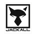Jackall JK Cutting Sticker Square in Black — official product photo