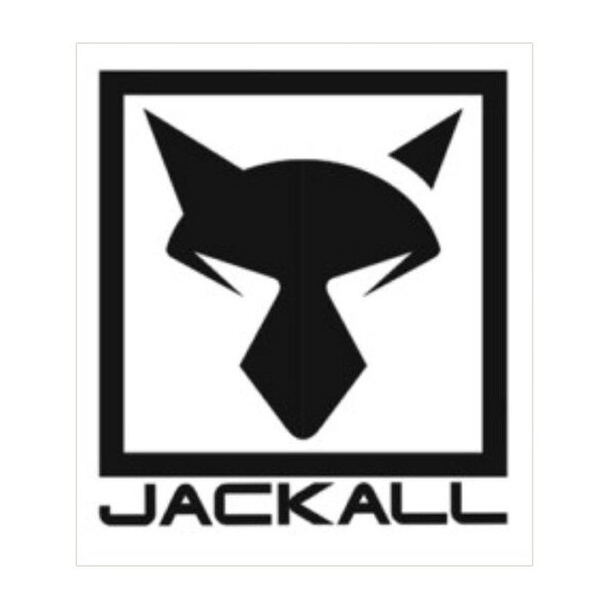 Jackall JK Cutting Sticker Square in Black — official product photo