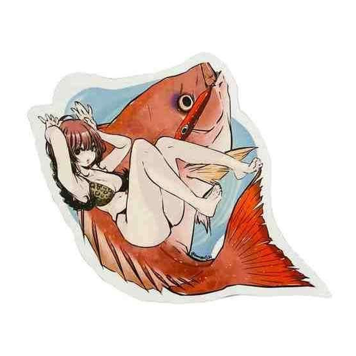 J Like Product Fish Art Sticker in Tai (Red Sea Bream) — official product photo