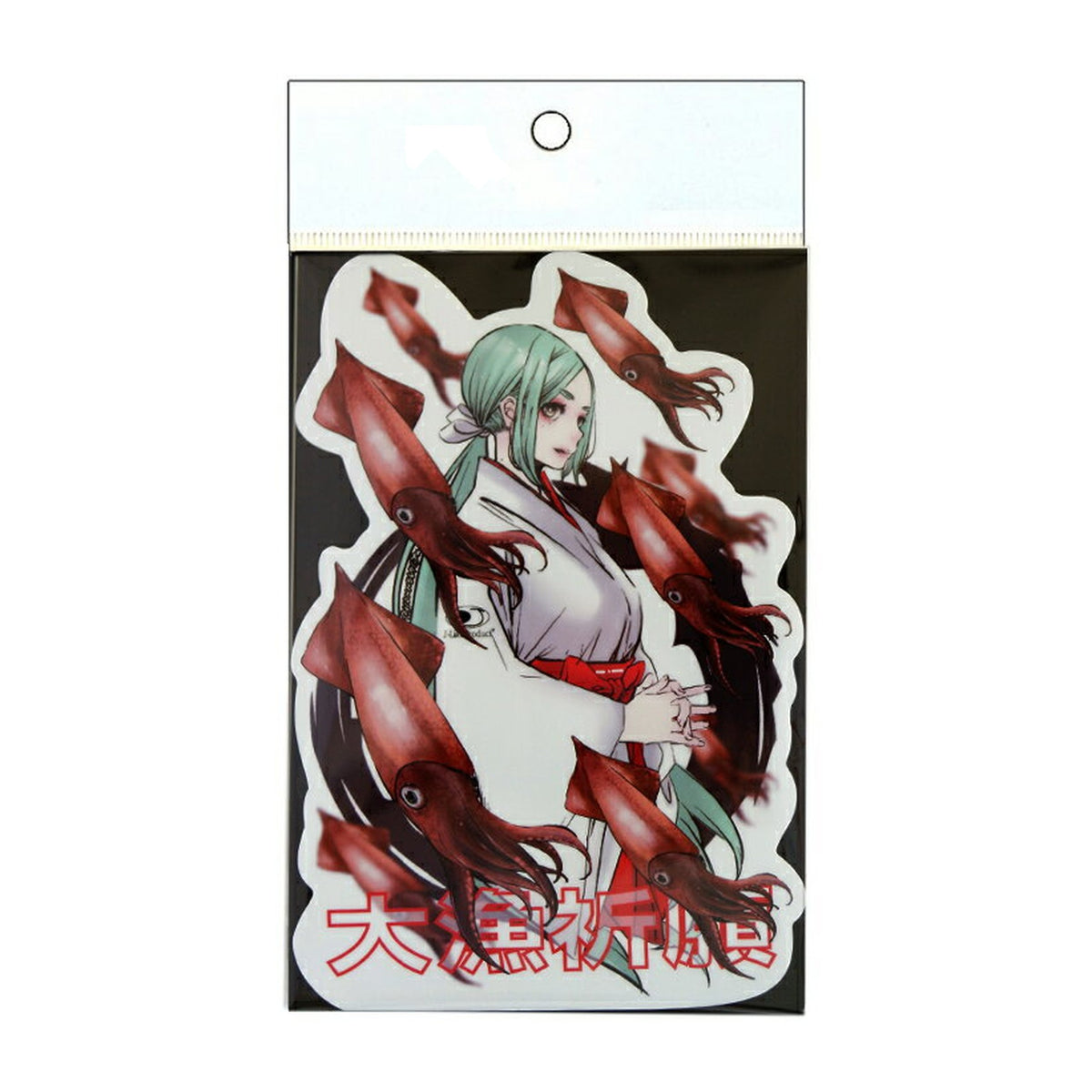 J Like Product Fish Art Sticker in Tairyo Ika (Big Catch Squid) — official product photo