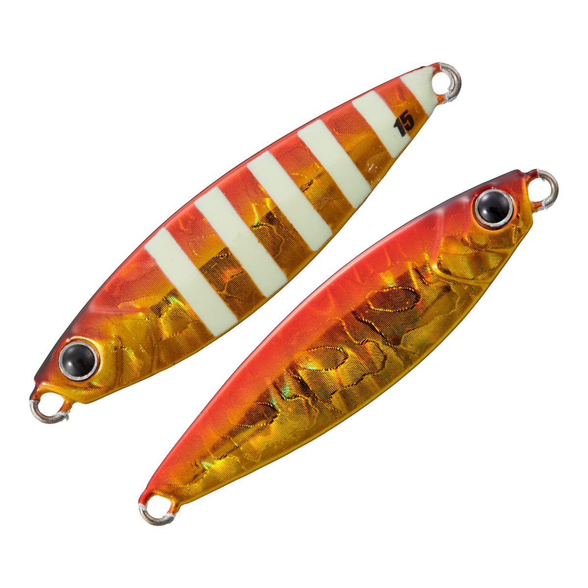 Major Craft Jigpara Micro 5g in Red Gold Zebra — 5g product photo