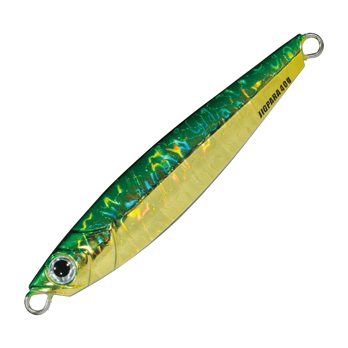 Major Craft Jigpara Short 40g in #11 Green G — official product photo