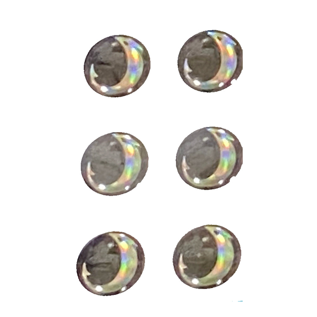Jumprize Eye Seal black stickers on backing sheet