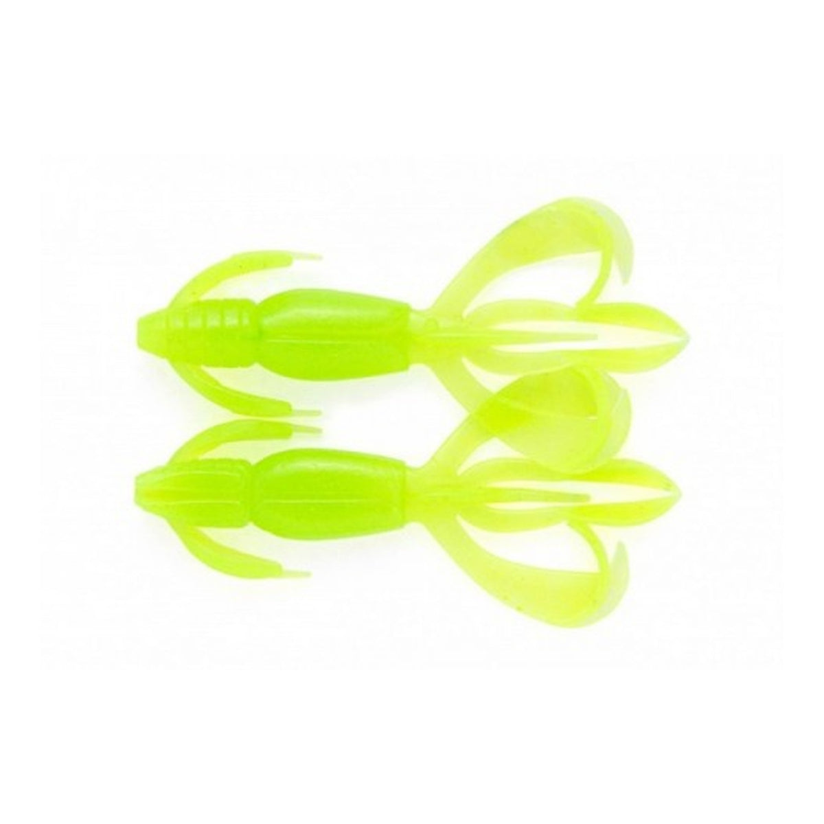 Keitech Crazy Flapper 2.4in - 026 Clear Chartreuse Glow