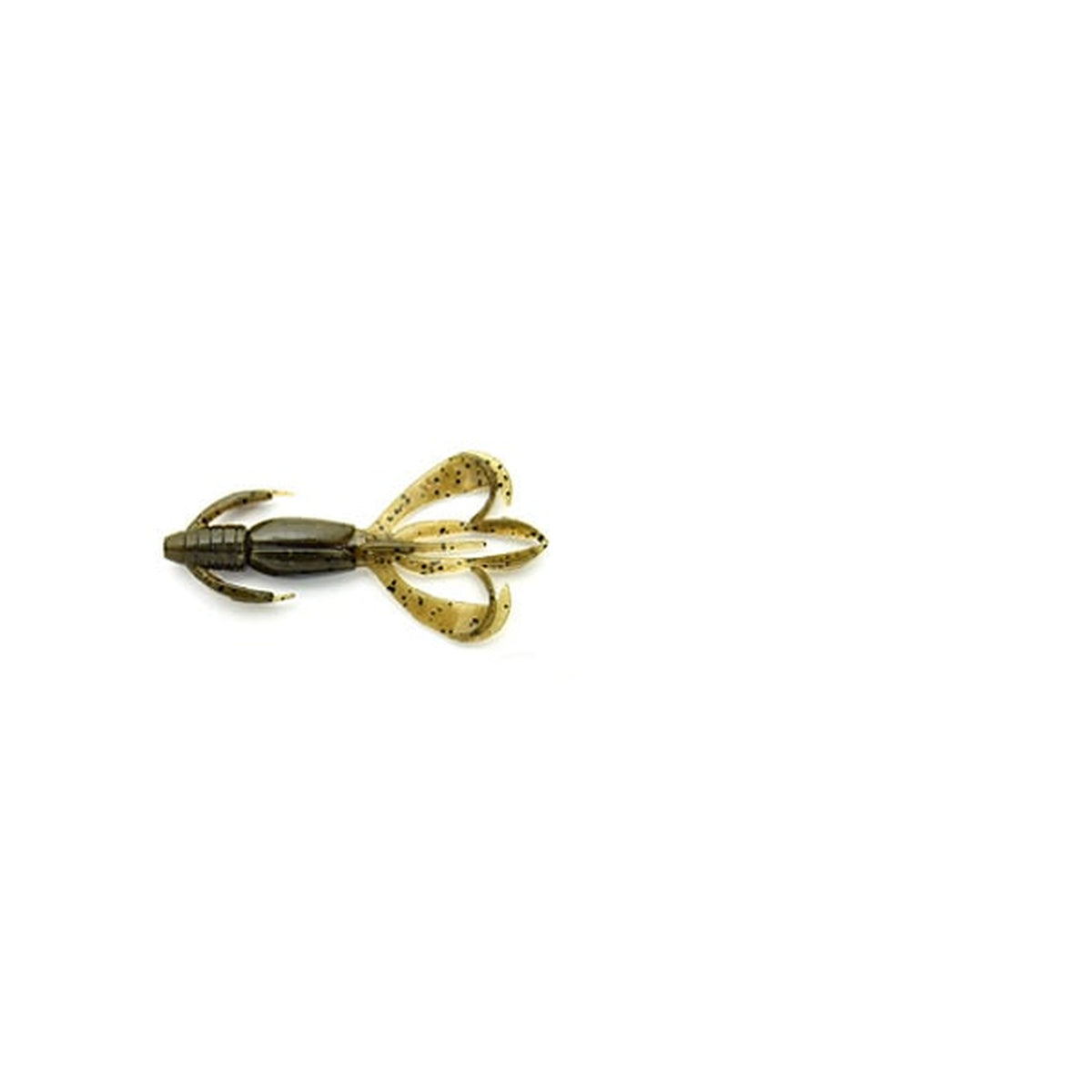 KEITECH Crazy Flapper 2.4" soft plastic craw bait on white background