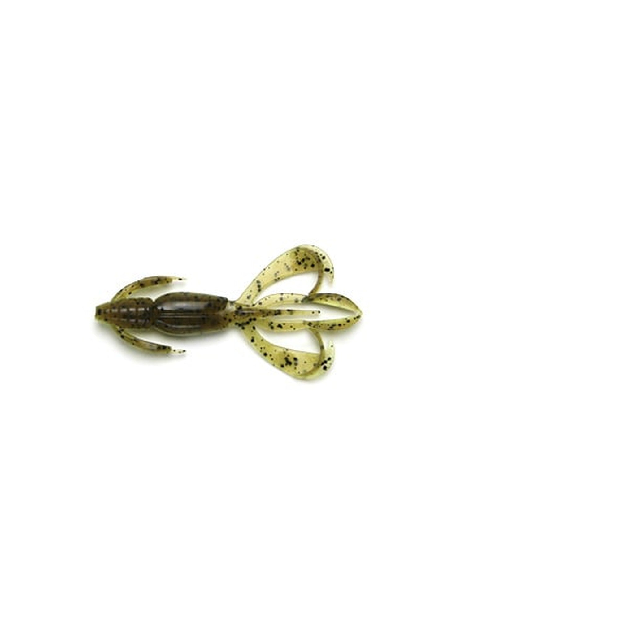 KEITECH Crazy Flapper 2.8" soft plastic craw bait on white background