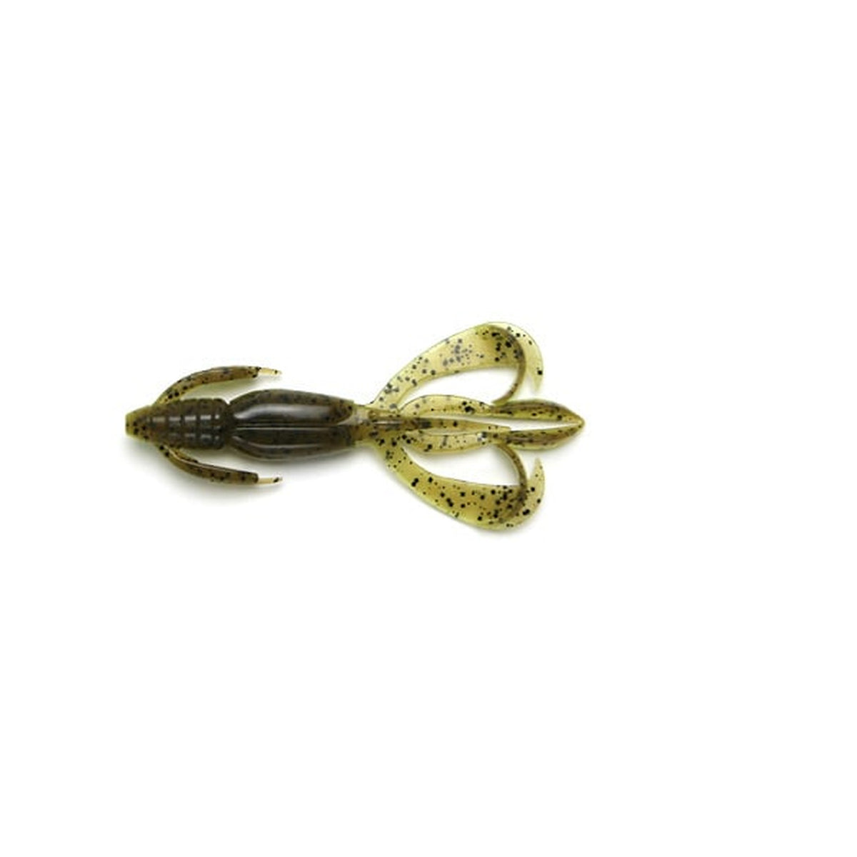 KEITECH Crazy Flapper 3.6" soft plastic craw bait on white background