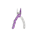 Kahara 4.5inch Aluminum Pliers in Grape/Silver — official product photo