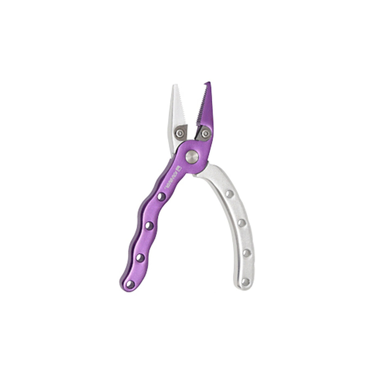 Kahara 4.5inch Aluminum Pliers in Grape/Silver — official product photo