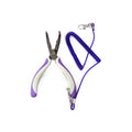 Kahara 6inch Stainless Bent Nose Pliers with Lanyard — official product photo