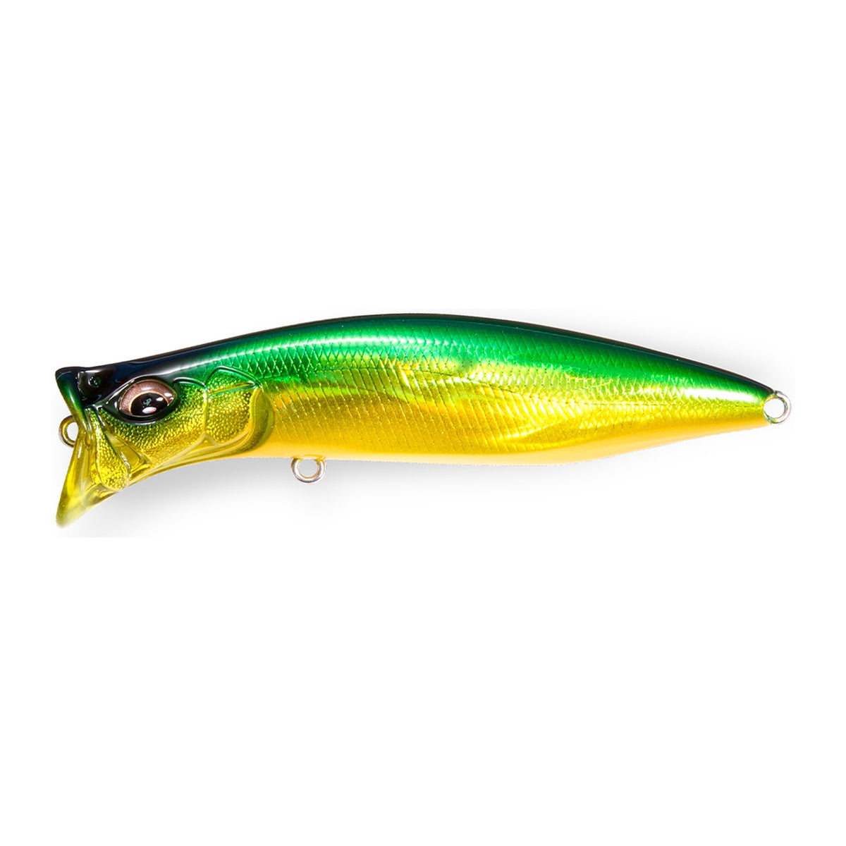 Megabass Kirinji 90 in GG Golden Lime OB — official product photo