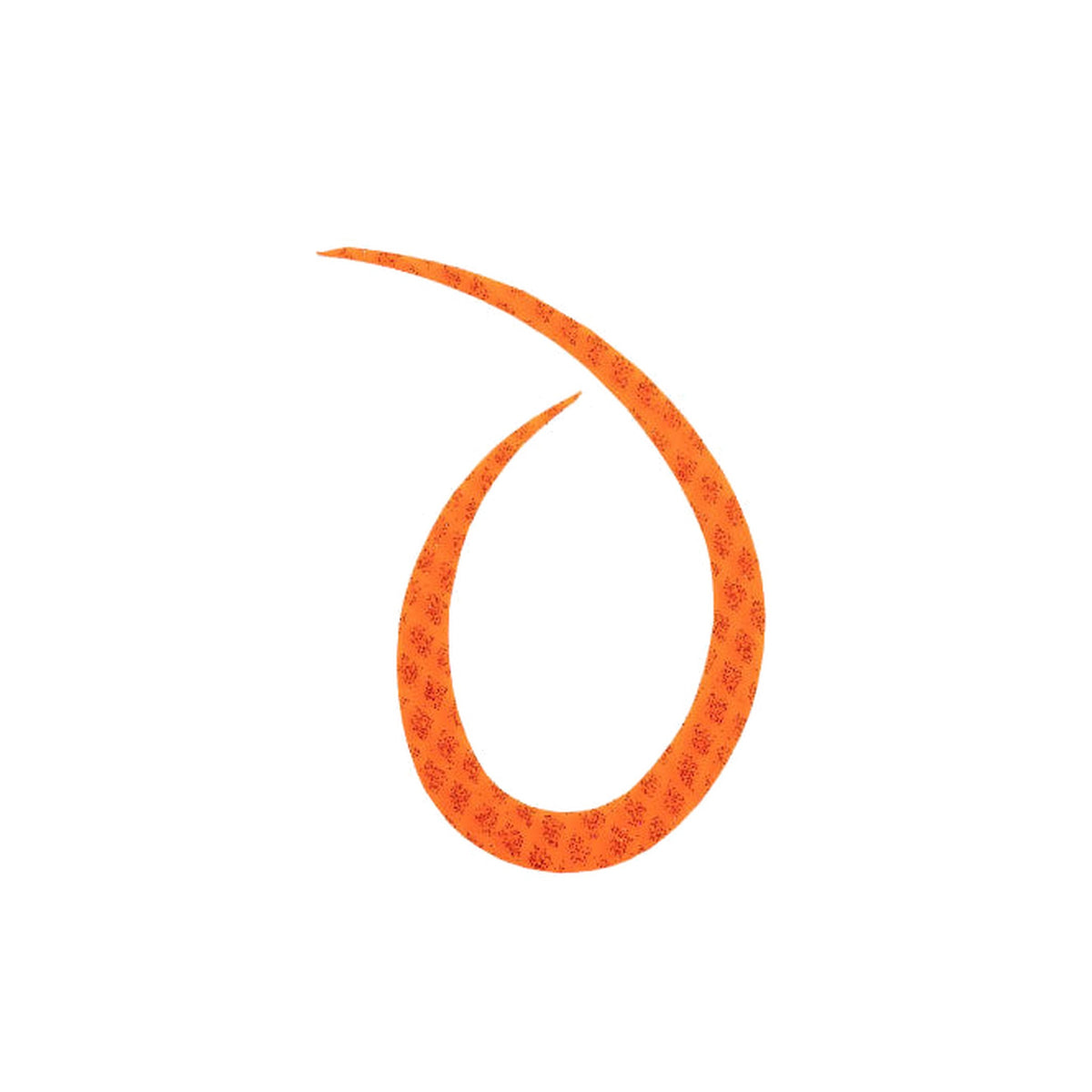 START Silicone Necktie Curly — Orange Gold Scale