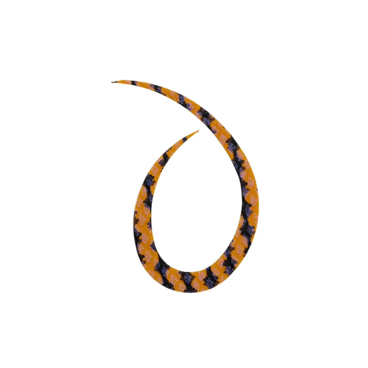 START Silicone Necktie Curly — Majora Zebra