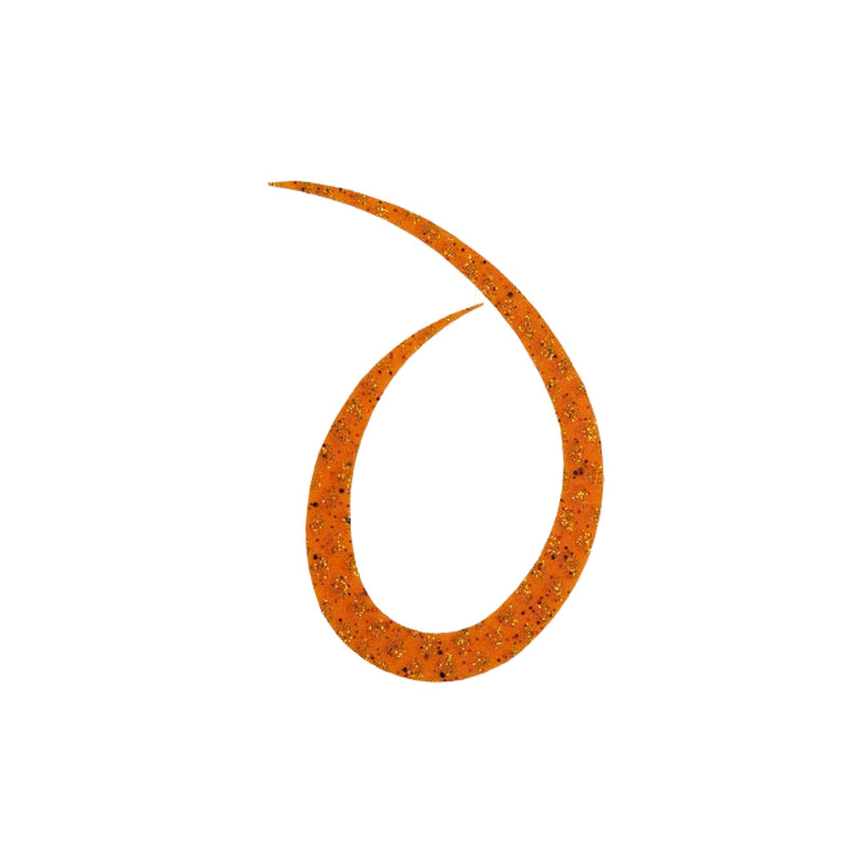 START Silicone Necktie Curly — Shrimp Orange SK