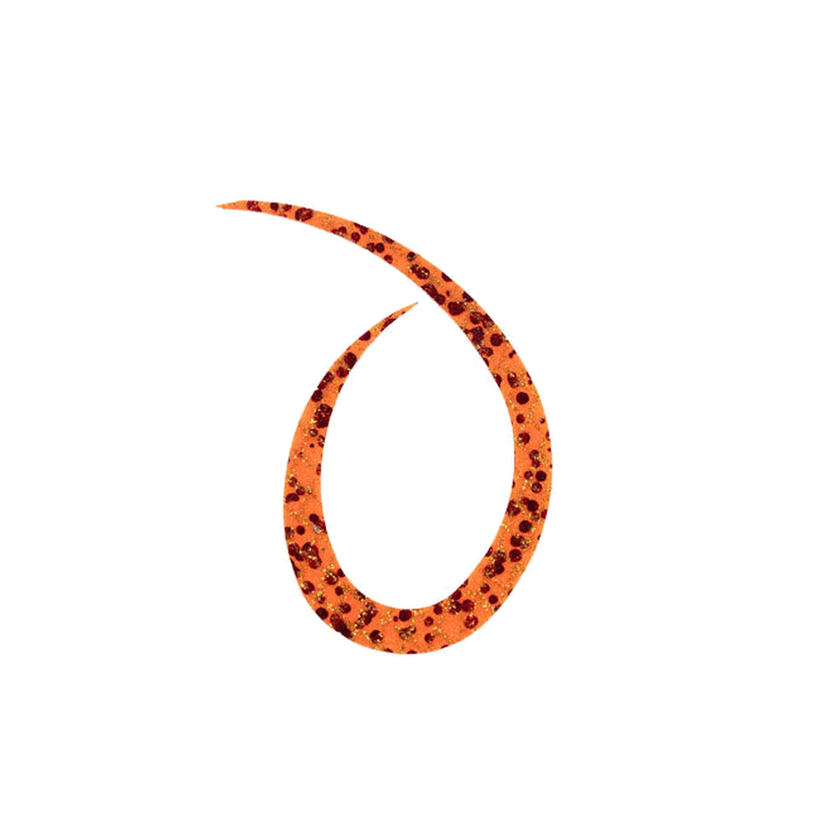 START Silicone Necktie Curly — Speckled Orange