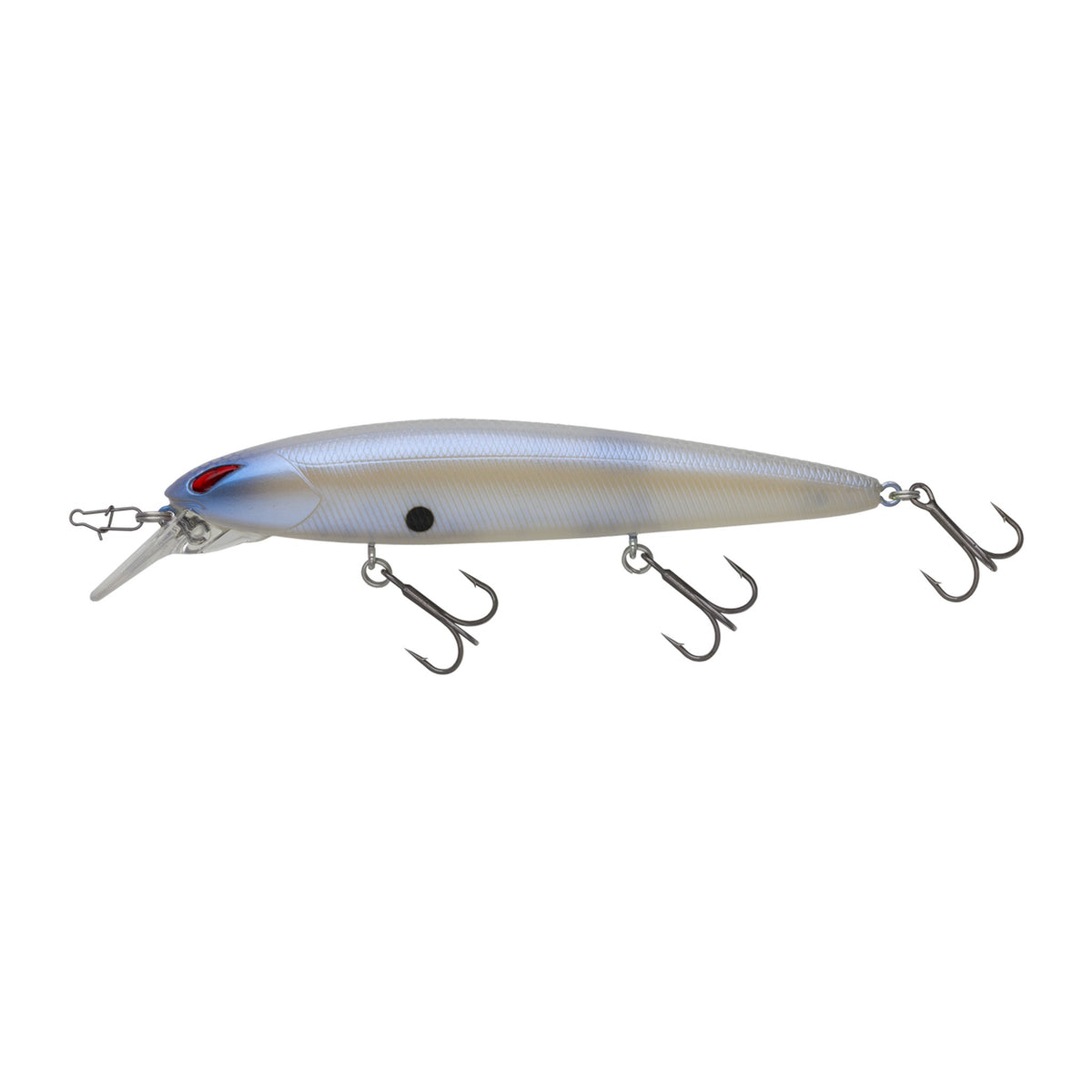 Nories Laydown Minnow Mid 110F in BR-446 Spots Pearl Shad — official product photo