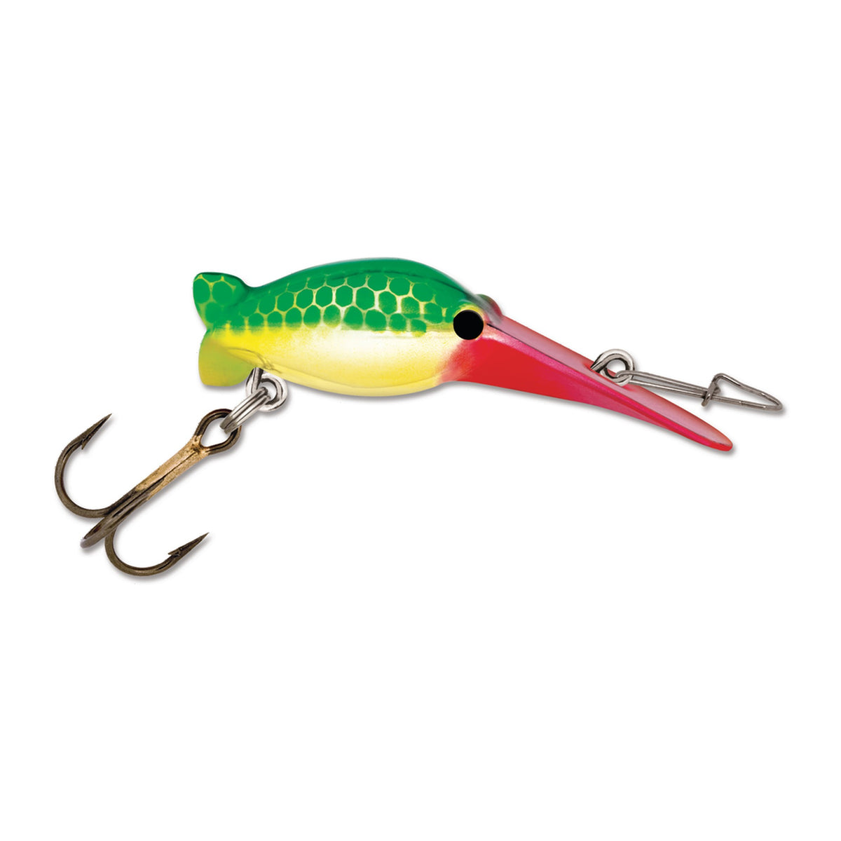 Luhr-Jensen Hot Shot 70 4cm in Gold/Green Pirate — official product photo