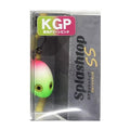 Fishing Area TAISYAKU Splash Top SS in Fluorescent Green Pink — official product photo