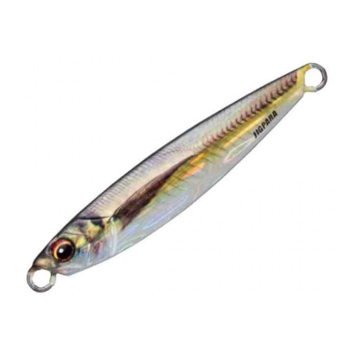 Major Craft Jigpara Short 50g in Live Gold Aji — official product photo