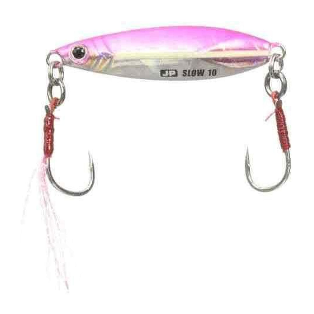 Major Craft Jigpara Slow 40g in Glow Pink — official product photo