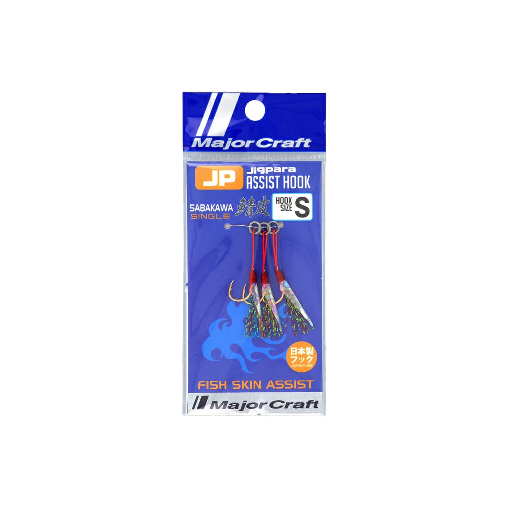 Major Craft Jigpara Assist Hook Mackerel Skin (JPS-ASSIST SABA)
