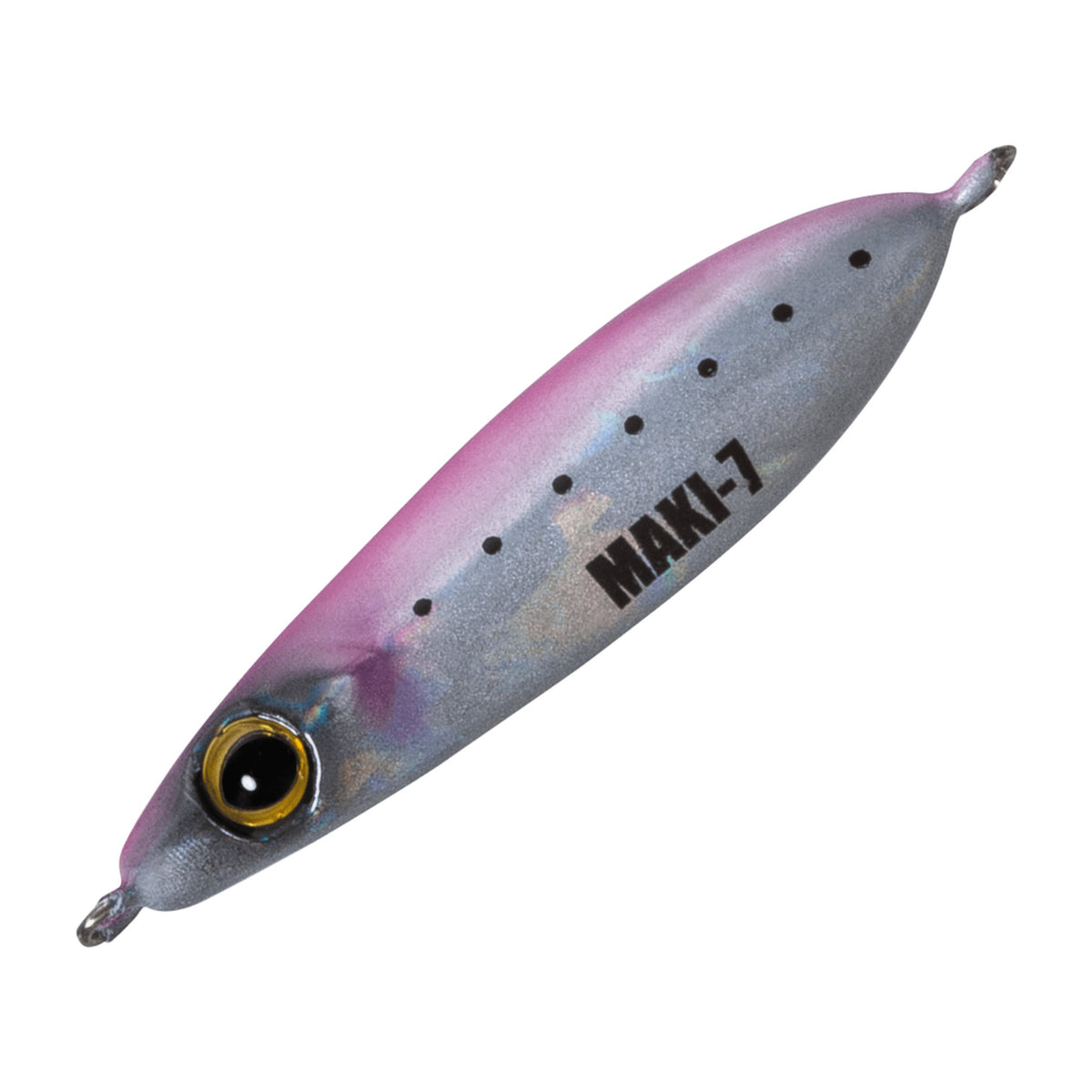Major Craft Maki Jig Micro 15g in Pink Sardine (Kimura UV) — official product photo