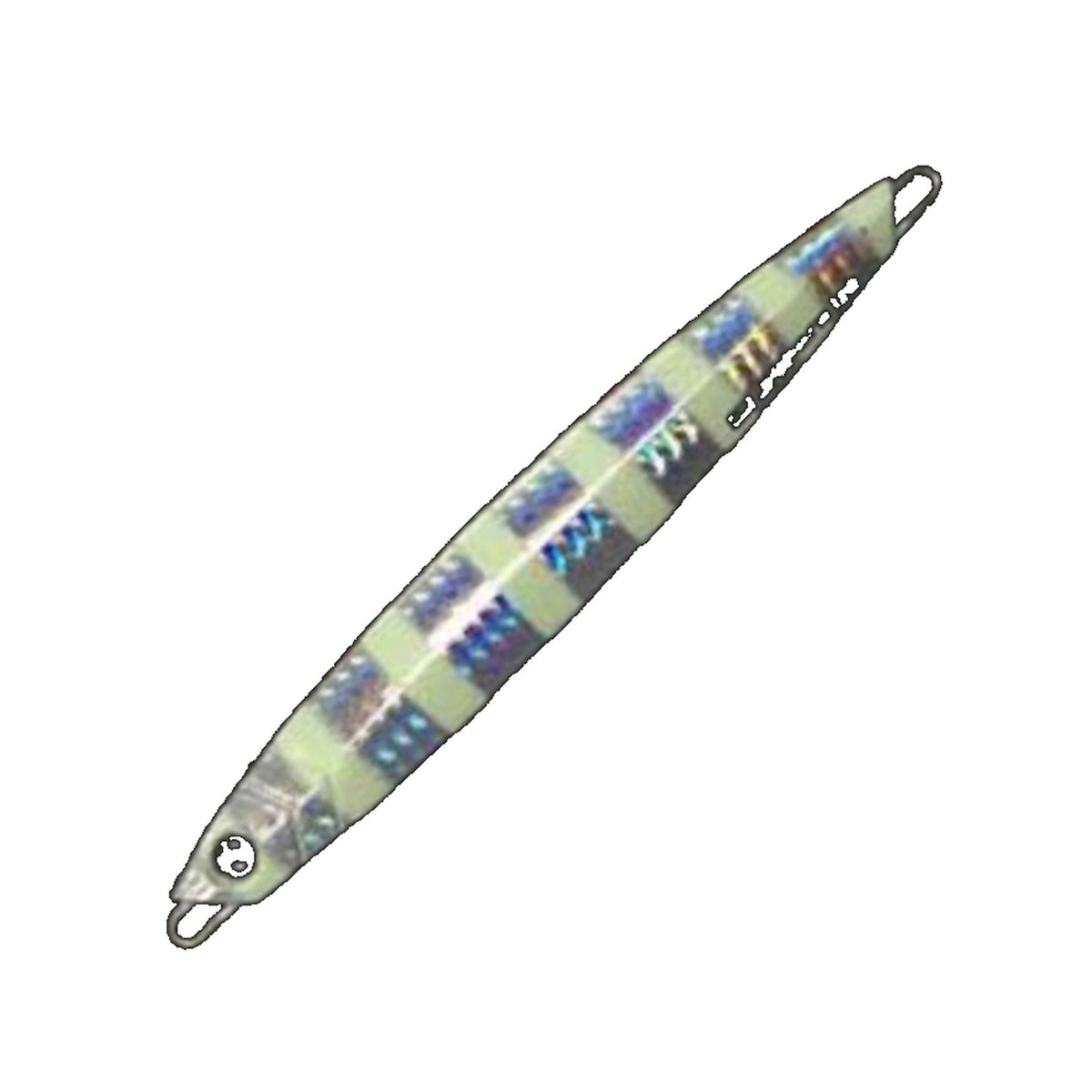 Major Craft Jigpara Vertical Short 180g Zebra Glow
