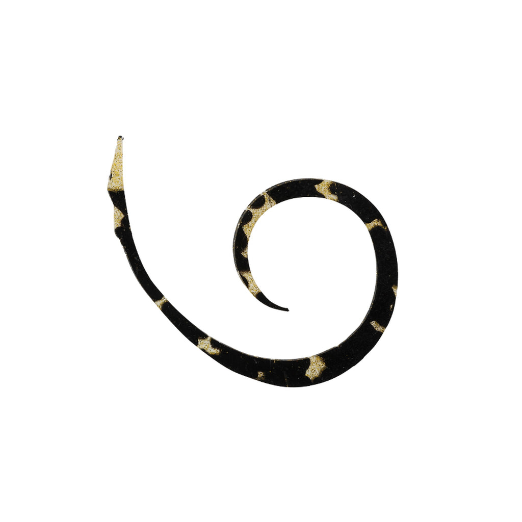 Jackall Binbin Switch Micro Curly Slim Black Gold
