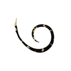 Jackall Binbin Switch Micro Curly Slim Black Gold