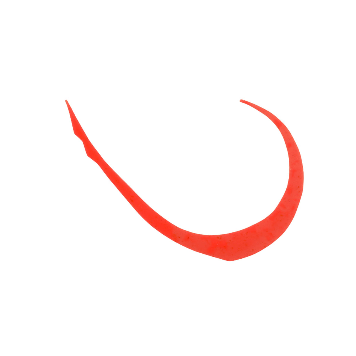 Jackall Binbin Switch Micro Curly Wide Bright Orange