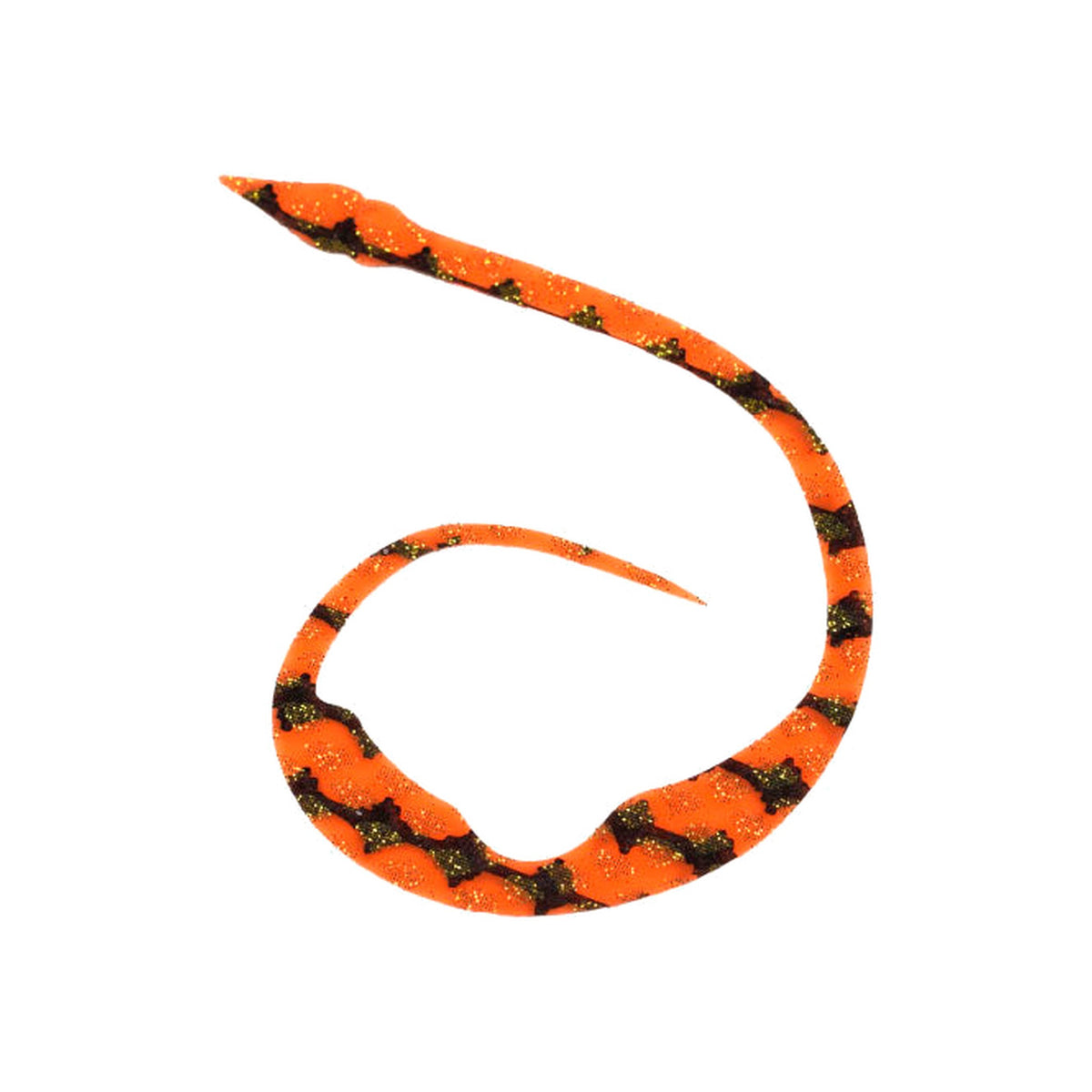 START Silicone Necktie Majicurly Jr. — Orange Zebra
