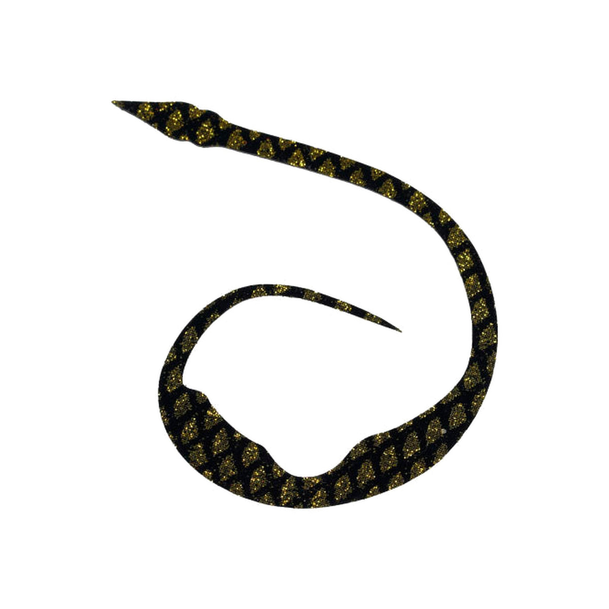 START Silicone Necktie Majicurly Jr. — Black Gold Scale
